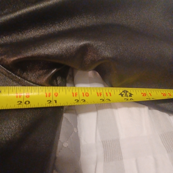 Valerie Stevens Black Genuine Leather Jacket (Lambskin) Size LP - Picture 7 of 9